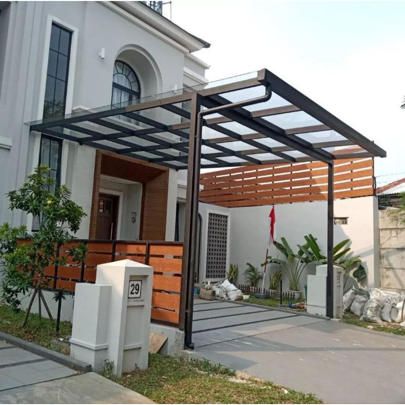 Jasa pasang kanopi solarflat terbaik dan termurah