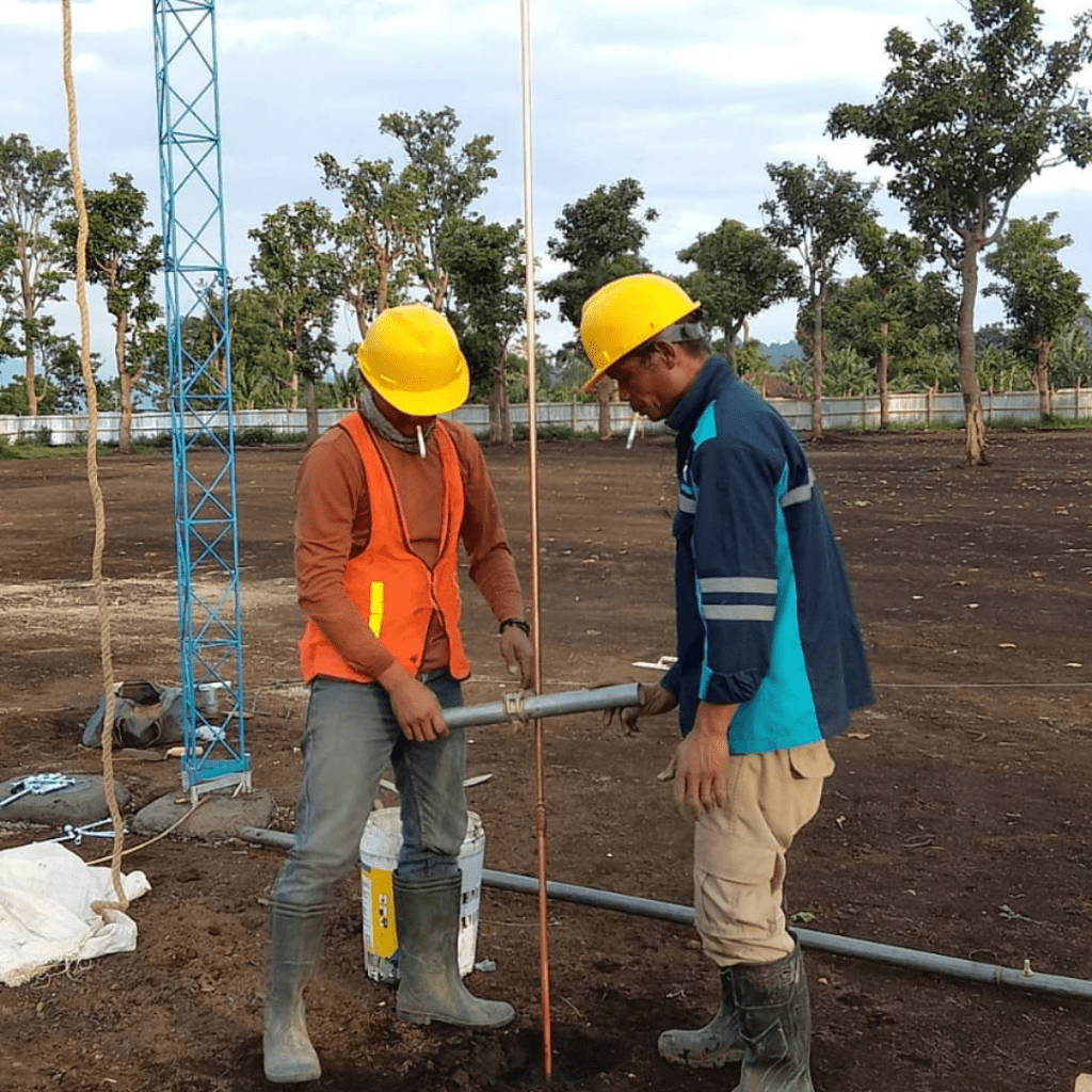 Proses Pekerjaan Penangkal Anti Petir